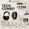 TechPods Max and Tech Watch Ultra With Free Adaptor